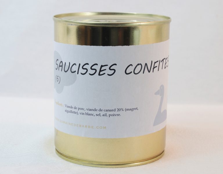 Saucisses Confites Artisanales - Frais 